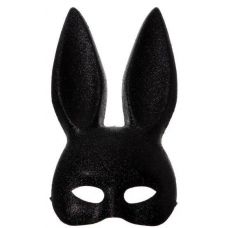 Black sequined " Bunny" mask